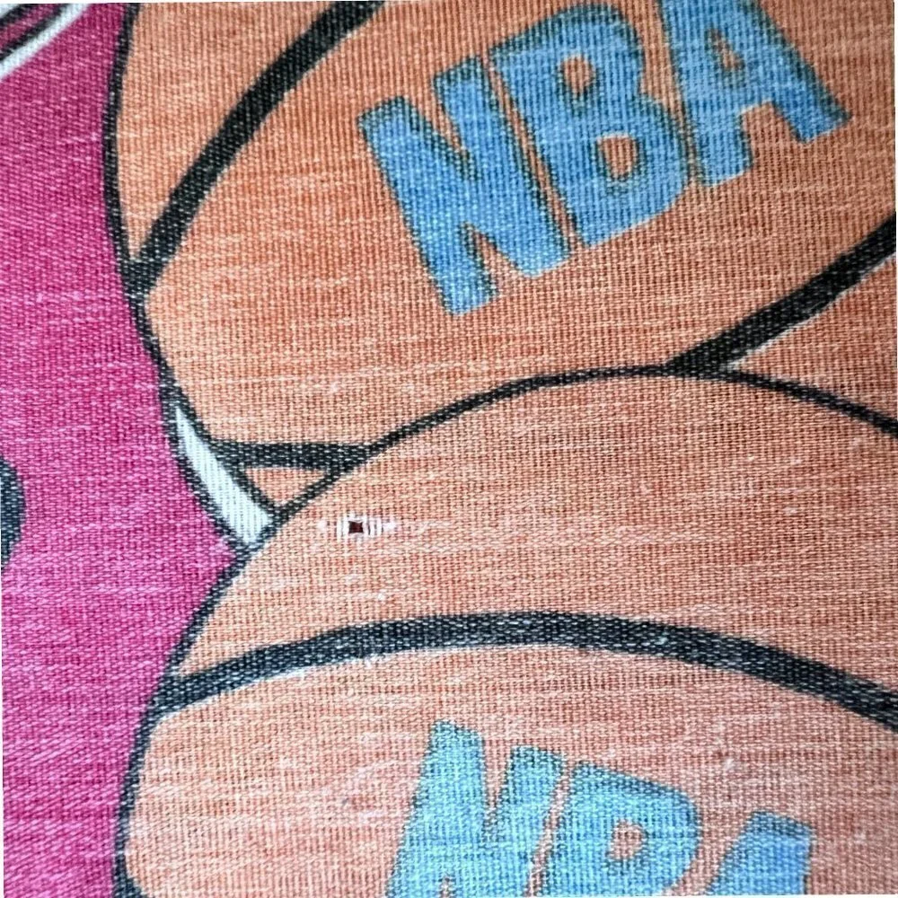 Vintage NBA Teams Pillowcase Retro Grizzlies Bulls Lakers Basketball Bedding